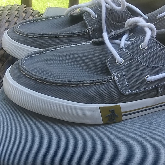 Original Penguin by Canvas Boat Shoe Mens Size 10 - Picture 6 of 6